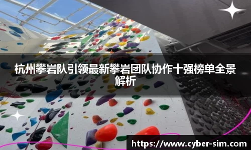杭州攀岩队引领最新攀岩团队协作十强榜单全景解析